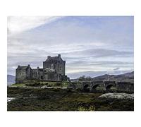 Eilean Donan Castle Kyle Scotland Wide Large Art Print Poster Wall Decor 18x24 inch