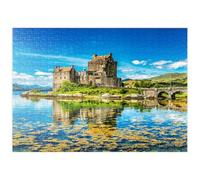 Eilean Donan Castle On A Warm Summer Day - Dornie, Scotland - Premium 500 pieces Puzzle - MyPuzzle special collection from Puzzle Galaxy
