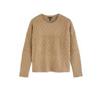 Eileen Fisher Cable-knit Brushed Cotton Jumper - Beige - M (UK 14-16 / L)