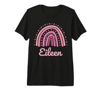 Eileen Name Personalized Funny Women Pink Rainbow Eileen Premium T-Shirt