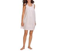 Eileen West Everyday Sleeveless Short Chemise (5319842) - White -