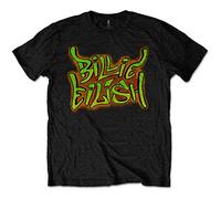 Eilish Billie - T-Shirt # S Unisex Black # Graffiti