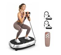 EILISON 3D Vibration Plate Exercise Machine FitMax - Whole Body Workout Vibration Fitness Platform w/Loop Bands - Home Training Equipment for Recovery, Wellness, Weight Loss