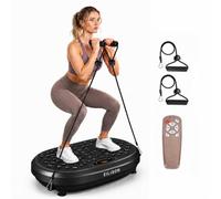 EILISON 3D Vibration Plate Exercise Machine FitMax - Whole Body Workout Vibration Fitness Platform w/Loop Bands - Home Training Equipment for Recovery, Wellness, Weight Loss