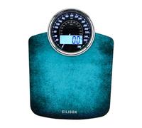 EILISON Highly Advance 2-in-1 Digital & Analog Weighing Scale for Body Weight-400lbs, 4 High Precison GX Sensor Accurate, Thick Tempered Glass, Extra Large Display (red) (blue)