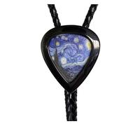 EILJSF Titanium Steel Rock Punk Guitar Pick Tie Pendent Plectrum for Ukulele Electric Bass Guitar Lovers