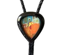 EILJSF Titanium Steel Rock Punk Guitar Pick Tie Pendent Plectrum for Ukulele Electric Bass Guitar Lovers