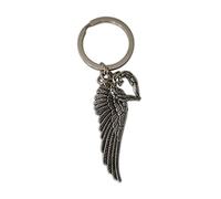 Eillwin Angel Wing with Heart Keyring Exquisite Beautiful Unisex Charm Keychain For Luck and Protection