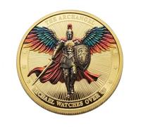 Eillwin Archangel Michael 40mm Commemorative Coin Religious Medallion