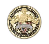 Eillwin D-Day Normandy Challenge Coin World War 2 Commemorative Keepsake