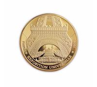 Eillwin France Paris Eiffel Tower Limited collectable & commemorative beautiful souvenir coin
