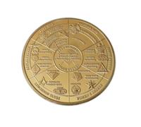 Eillwin Freemason Brotherhood Big Challenge Coin Masonic Souvenir