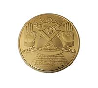 Eillwin Freemason Brotherhood Masonic Collectible & Commemorative New Big 50mm diameter Coin