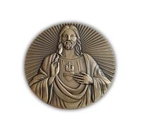 Eillwin Jesus Christ & Last Supper Big 3D Metal Commemorative Coin - Religious Christian Collectable Souvenir