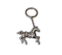 Eillwin Lovely Beautiful Horse Silver Color Keychain & Nice Adult Gift for Him