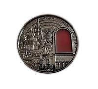 Eillwin Moscow Kremlin 3D Big 55mm diameter Russian commemorative & collectable coin