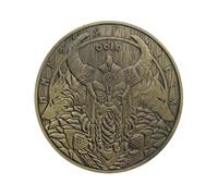 Eillwin Viking Odin All-Father Commemorative Coin Mythical Warrior God Collectible Norse mythology Souvenir