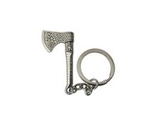 Eillwin Viking Rune Axe Keyring Charm Vintage Amulet Keychain