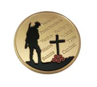 Eillwin World War 1 Commemorative Coin - Great War Souvenir Keepsake