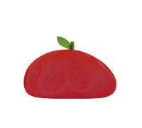 Eilova Orityle Green Leave Fruit Beret Womens Summer Slouchy Crochet Artist French Painter Hat Cosplay Cute Funny Kawaii Cap, Red, One Size