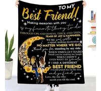 EIMOPE Polyester Cotton Blend Throw Blanket, 150X200cm, Multicolored, Sisterhood & Friendship Theme, For Women, Home & Outdoor Use