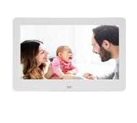EIMSOAH 10 Inch Digital Photo Frame, HD Screen Wall Mountable Remote Control Picture Frame for Video Advertisement (UK 110-240V)