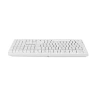 EIMSOAH 108 Key Mechanical Keyboard RGB Backlit Red Switch Portable Wireless Keypad for Wins White