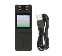 EIMSOAH 1080P HD Mini Body Camera with Audio and Video Recording 180°Lens Rotatable 4-5 Hour Battery Life Clip-on Camcorder with Night Vision WiFi Connection for Daily Record Service Delivery(64GB)