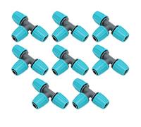 EIMSOAH 16mm Tubing Tee Lock Barbed Connector for Courtyards, Leakproof Greenhouse Pipe Tee Connector, 20PCS PE Material for Vegetable Greenhouses, Reliable Water Pipe Fittings for Potted Plants