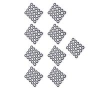 EIMSOAH 200 Pcs 3D Scanning Marker, 12mm ID 19mm OD Precise Tracking Reference Point and Diffuse Reflection Marking Dot, for 3D Scanner