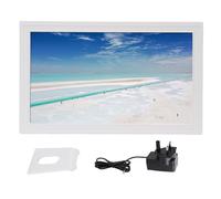 EIMSOAH 21.5 Inch Digital Photo Frame, 1920 X 1080 Touch Screen Digital Picture Frame, with APP, for Image Video Advertisement (UK Plug)