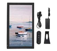 EIMSOAH 21.5 Inch Digital Picture Frame, 2.4G 5G WiFi 32G 1920 X 1080 FHD Wall Mount Remote Control Digital Photo Frame, with APP, for Photos Videos (UK Plug)