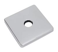 EIMSOAH 3.5 Inch Extra Large Shower Arm Flange, Fits Most Brands of Shower Head Arm Replacement Escutcheon Plate, Hole Decorative Cover, for Contemporary Bathroom Styles (Electroplated)