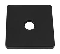 EIMSOAH 3.5 Inch Extra Large Shower Arm Flange, Fits Most Brands of Shower Head Arm Replacement Escutcheon Plate, Hole Decorative Cover, for Contemporary Bathroom Styles (Black)