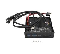 EIMSOAH 3.5 Inch Front Panel USB C Hub, USB3.2 GEN1 Type C Floppy Drive Panel with 5Gbps Speed, Plug and Play for Win 7 8 10 11 2003 and Linux