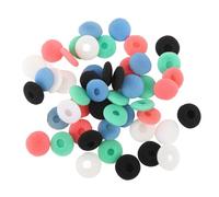 EIMSOAH 50pcs Earbud Sponge Cover gąbki do słuchawek 15mm 15mm Noise Isolation Sponge Earbud Tip Replacement, Soft Foam Tips Cushions Protector Earplugs for MP3 MP4 Tablet Earphone Earpads