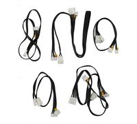 EIMSOAH 5Pcs Limit Switch Extension Cable, X Y Z E Axle PVC Stepper Motor Extension Lines, Plug and Play Stepper Motor Extension Lines for Ender 5 3D Printer