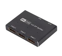 EIMSOAH 8K DisplayPort Splitter Triple MST Hub 1x3 Adapter for IOS, Compact Design, 4K 144Hz Output