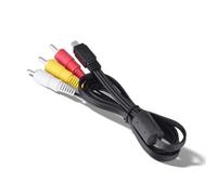 EIMSOAH AV Cable Mini USB to 3 Replacement Cable, Camera Cable, for Camera to TV, 1.2M, for IXUS 990 IS 980 IS 970 IS, with Plug and Play Function