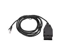 EIMSOAH Black OBD2 Diagnostic Coding Cable Professional Design for F Series 3 Series 5 7 GT X3, Easy Installation Car Diagnostic Tool for Windows XP or Windows 7 32-bit, ABS+rubber, 98.43in