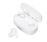 EIMSOAH Bluetooth 5.3 Wireless Earbuds Strong Bass Stereo Headset for Cell Phones, Extraordinary Call Clarity, for Exercise and Running, Black Color (White)