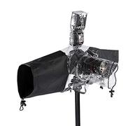 EIMSOAH Camera Rainproof Cover with Light Diffuser for DSLR Camera Flashlight, Easy to Use for Outdoor Photography, Plastic Material, Black Color, 26.4 X 11 Inches