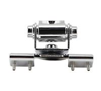 EIMSOAH Car Antennas Bracket Mount Clamp/Holder Durable Heavy Duty Holder for Trunk Lid Hatchback for Large VHF/UHF Tarheel ATAS-100/120, Metal Silver 10 * 6 * 5cm