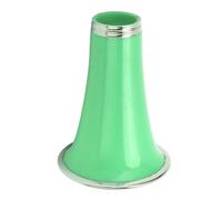 EIMSOAH Clarinet Bell Replacement ABS Plastic Plated Metal Ring Clarinet Speaker Horn Tube Wind Instrument Accessory for Bb Woodwind Players (CC31 Green)