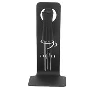 EIMSOAH Coffee Distribution Tool Efficient Magnetic Needle Stirrer for Enhanced Extraction Quality Suit for Home Baristas Professional Silver Aluminum Alloy Stainless Steel 1 Stand 6 Spare Needles