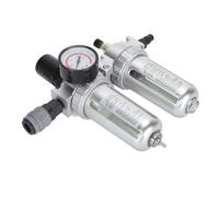 EIMSOAH Compressed Air Line Filter Durable Water Oil Separator for Pneumatic Tools 1/4 Inch Aluminum Alloy PC and Plastic for Airbrushing and Painting