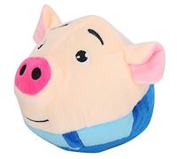 EIMSOAH Cute Pet Bouncing Jump Ball with Sound for Dog Training, Washable Pet Toy Ball for Developing Athletic Ability, USB Electric Interaction Singing Toy for Dogs, 5.5x5.1x5.1in (Jumping pig in