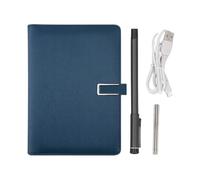 EIMSOAH Digital Notebook with Smart Pen, 5.0 Real Time OCR Text Recognition 360 Degree Writing Angle, with PU Notebook and USB Cable, for IOS Smartphones Tablets (Deep Blue)