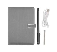 EIMSOAH Digital Notebook with Smart Pen, 5.0 Real Time OCR Text Recognition 360 Degree Writing Angle, with PU Notebook and USB Cable, for IOS Smartphones Tablets (Gray)