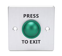 EIMSOAH Door Release Button, 12 24VDC Stainless Steel Water Proof Push to Exit Button for Access Control System